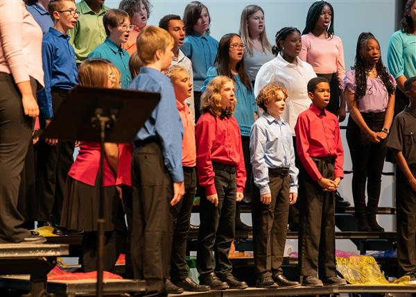 2023 All County Chorus Students Performing